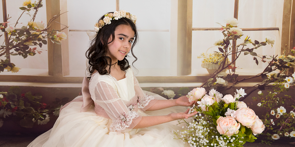 Reportajes de Comunion de estudio- portada - Baby Click photography